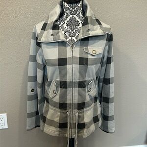 Self Esteem Blk/gray/ Plaid Jacket Coat~large